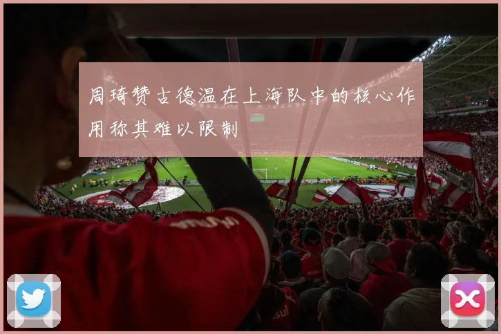 周琦赞古德温在上海队中的核心作用称其难以限制